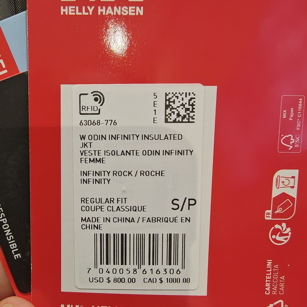 NWT Helly Hansen Women's Odin Infinity Insulated Jacket - Small - Picture 7 of 16